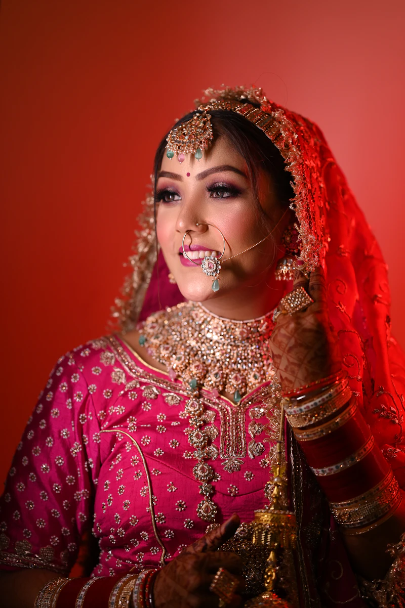 Bridal Beauty – Traditional Attire – Bridal Photography Chandigarh