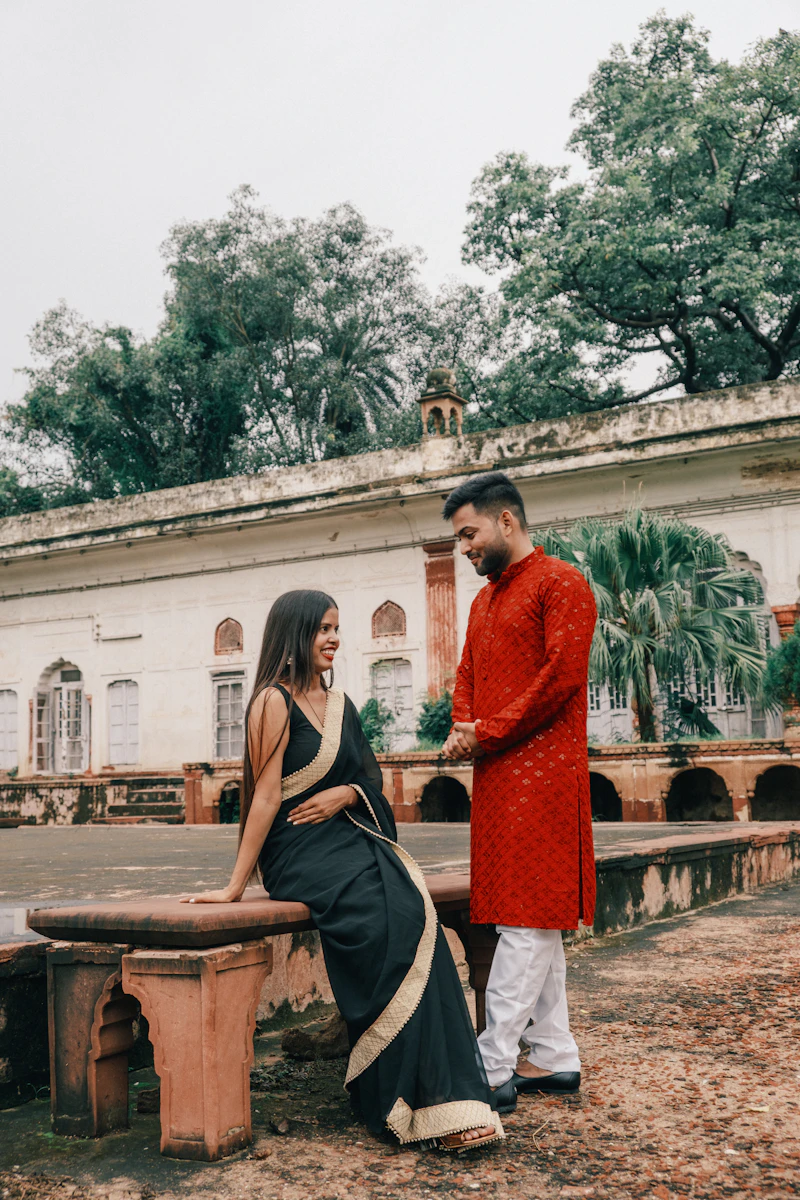 Punit & Rekha – Garden Stroll – Couple Shoot Photography Chandigarh