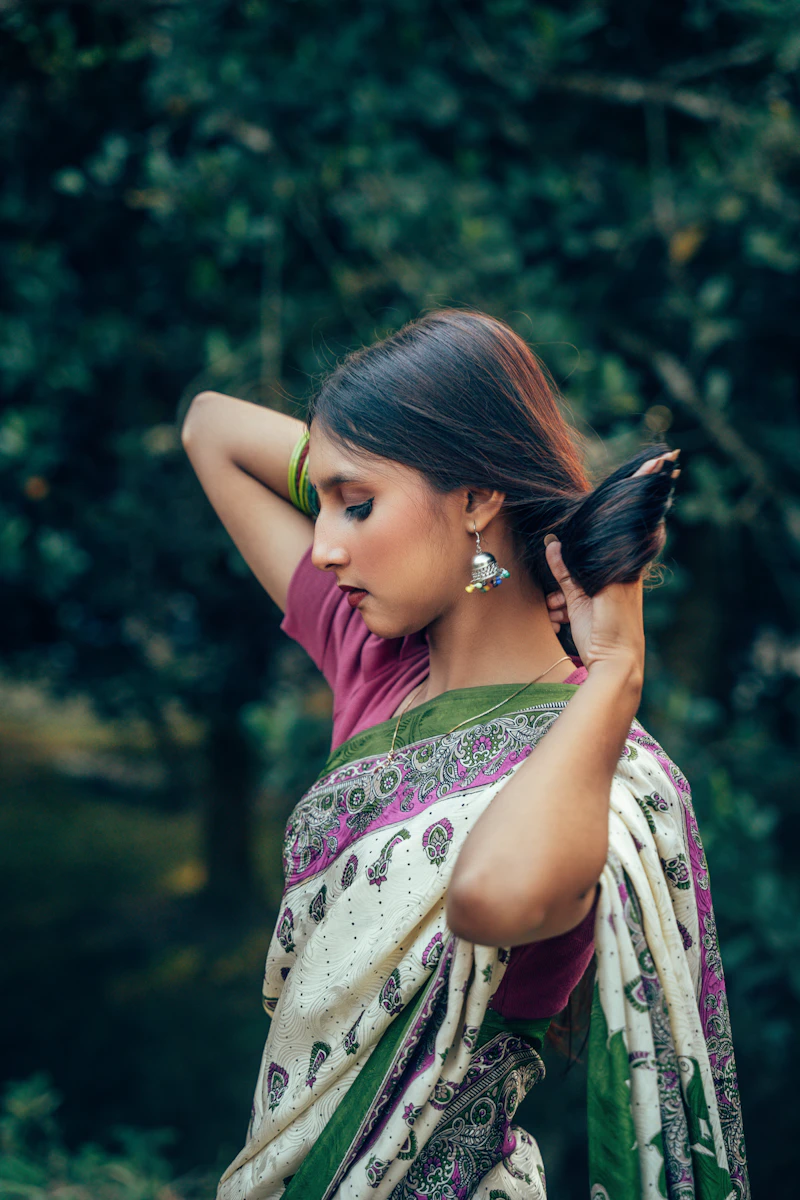 Preethi – Modern Saree Pose – Fashion Photography Chandigarh