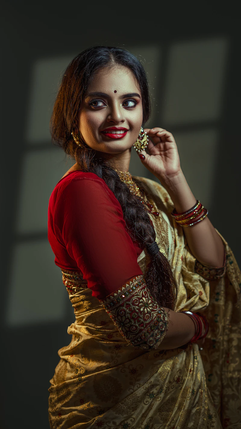 Priya – Bridal Saree Editorial – Fashion Photography Chandigarh