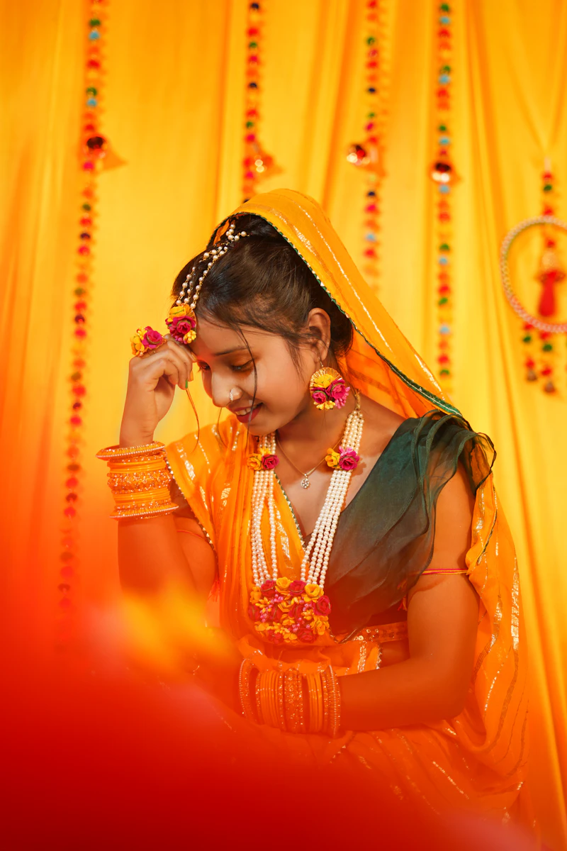 Deepika Haldi – Family Celebration – Haldi Photography Chandigarh