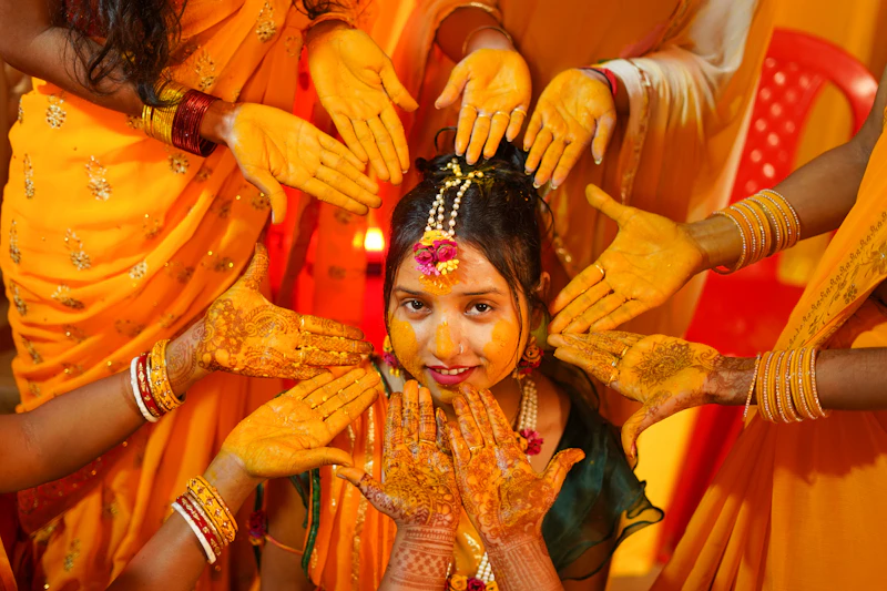 Haldi – Garden Ritual – Haldi Photography Chandigarh