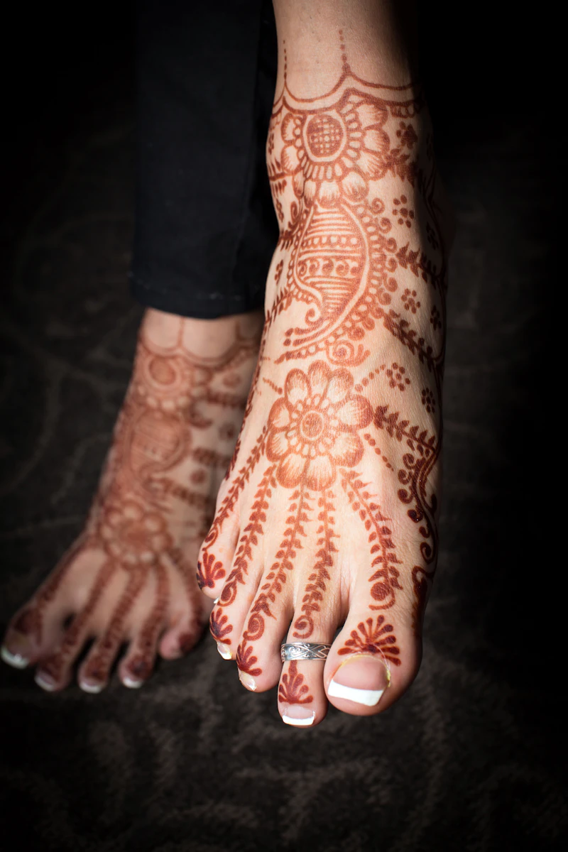 Divya Mehndi – Lotus Design – Mehndi Photography Chandigarh