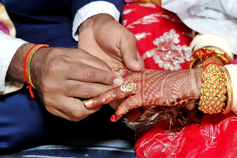 Ring Exchange – Hands Together – Ring Ceremony Photography Chandigarh
